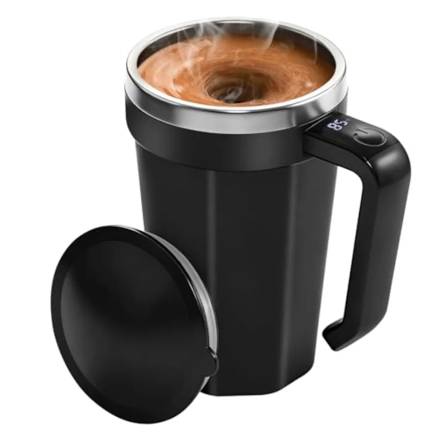 Self Stirring Coffee Mug with Temperature Display, 18 oz Rechargeable Self Stirring Mug with Lid, Automatic Self Stirring Cup,
Self Stirring Coffee Mug with Temperature Display, 18 oz Rechargeable Self Stirring Mug with Lid, Automatic Self Stirring Cup,