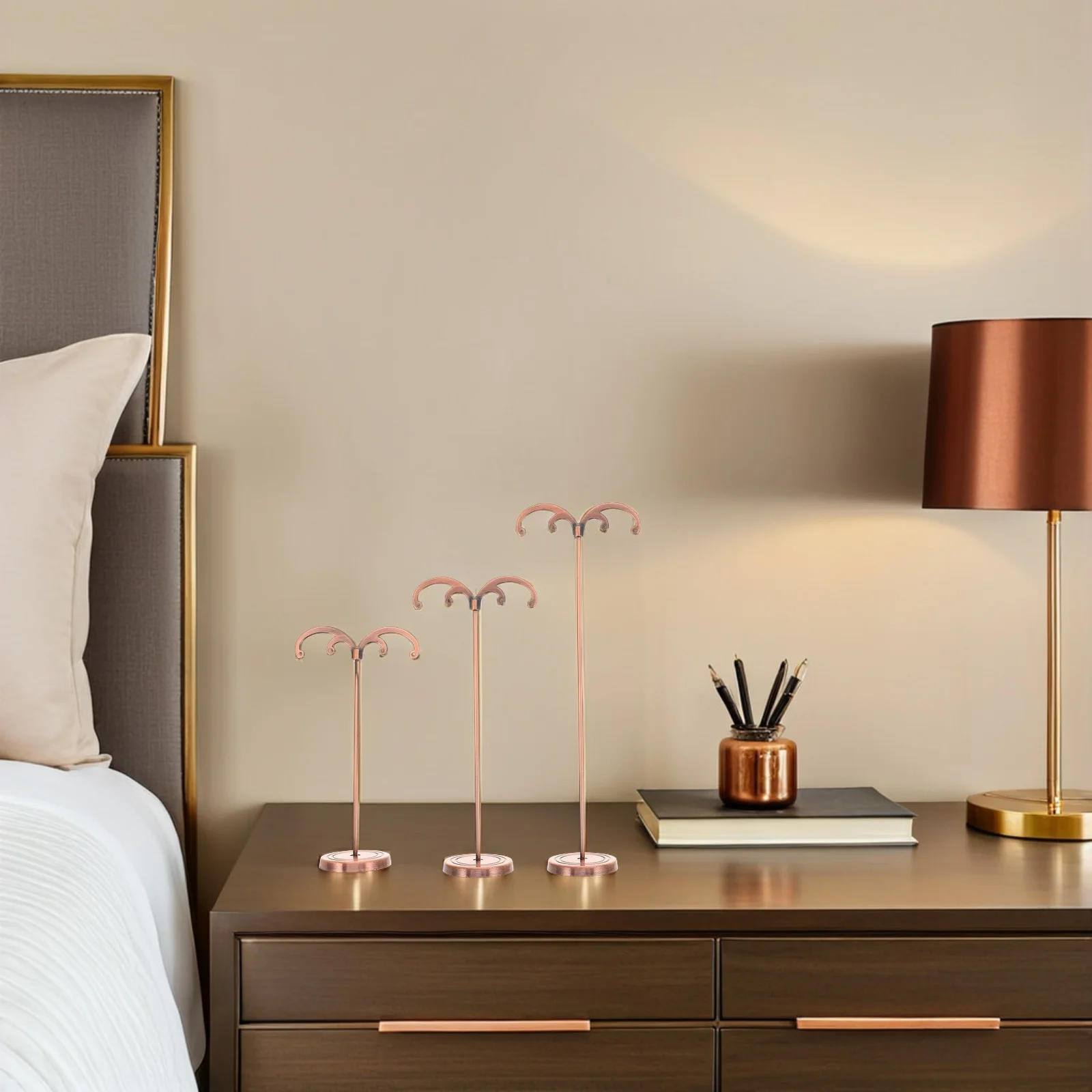 3Pcs Metal Earring Display Stand Organizer Jewelry Holder Rack Thoughtful Gift for Anniversaries Engagements Birthdays
3Pcs Metal Earring Display Stand Organizer Jewelry Holder Rack Thoughtful Gift for Anniversaries Engagements Birthdays