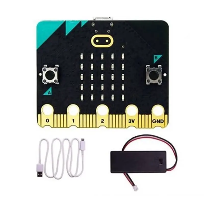 Плата для разработки Micro:Bit V2.2, стартовый набор для визуального программирования на Python для детей, DIY-плата для разработки
Плата для разработки Micro:Bit V2.2, стартовый набор для визуального программирования на Python для детей, DIY-плата для разработки