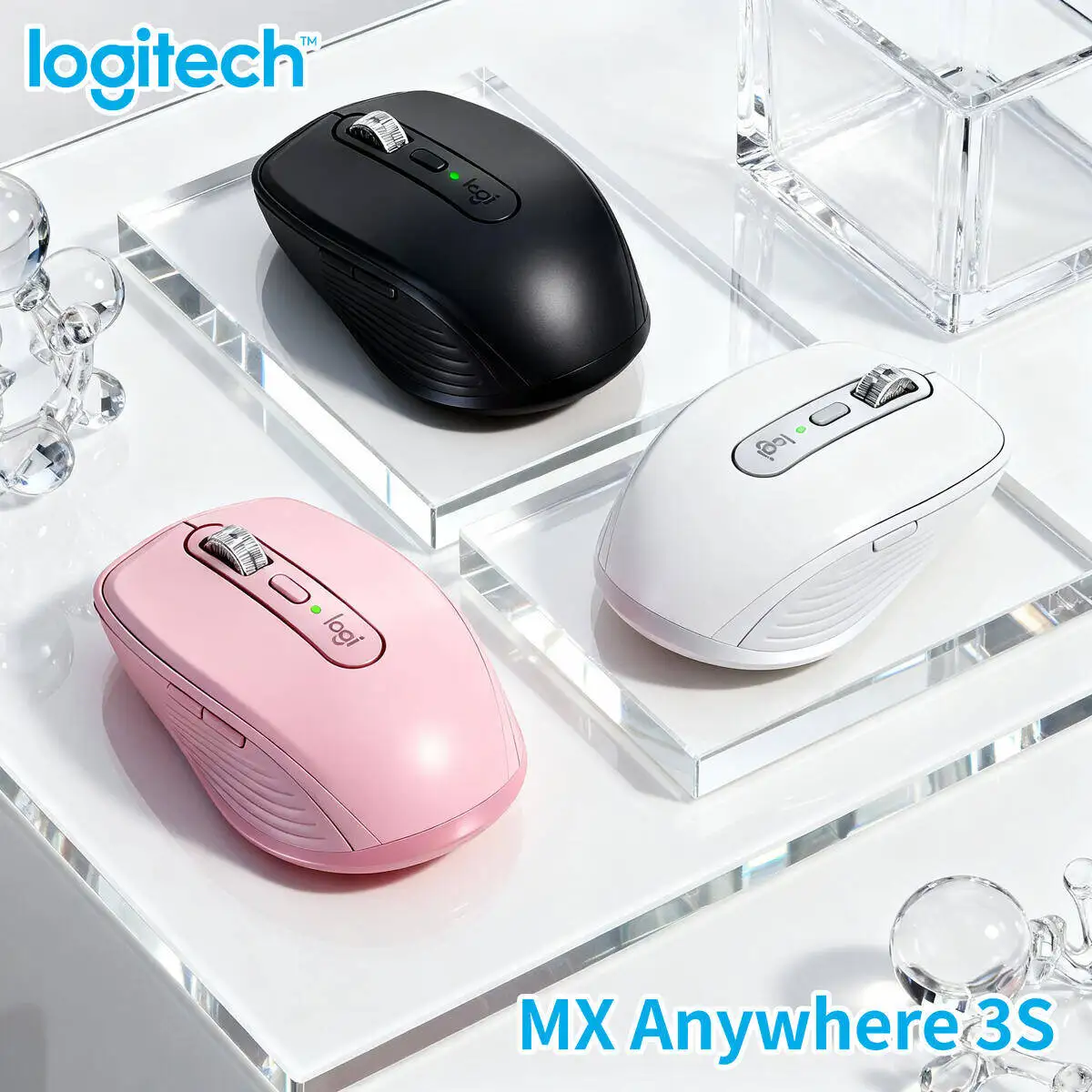 Logitech MX Anywhere 3S Bluetooth Mouse for Freelancers Travel Office Multi-Device Sync
Logitech MX Anywhere 3S Bluetooth Mouse for Freelancers Travel Office Multi-Device Sync