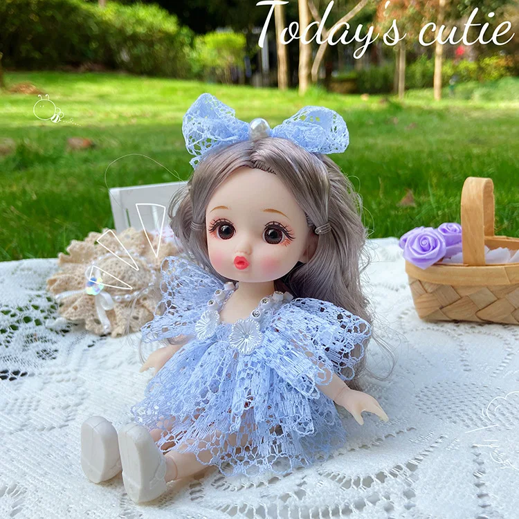 1 шт., 17 см, кукла BJD и одежда, 13 подвижных суставов, мини-кукла для девочек, платье для девочек, подарки на день рождения, детская школьная сумка, игрушки, подвески
1 шт., 17 см, кукла BJD и одежда, 13 подвижных суставов, мини-кукла для девочек, платье для девочек, подарки на день рождения, детская школьная сумка, игрушки, подвески
