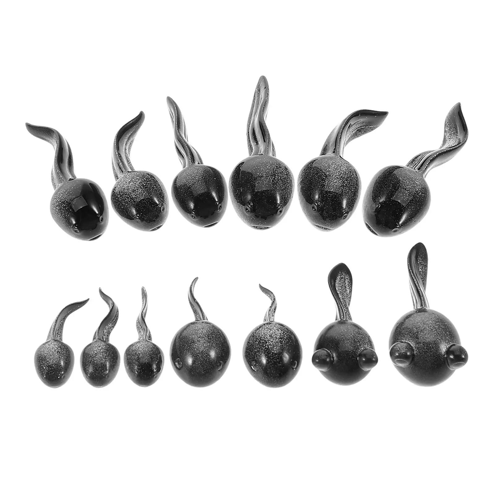 13 Pcs Simulated Tadpole Decorations Mini Resin Animals Cute Fake Small Frogs Tiny Animal Models Bonsai Ornaments Moss Garden
13 Pcs Simulated Tadpole Decorations Mini Resin Animals Cute Fake Small Frogs Tiny Animal Models Bonsai Ornaments Moss Garden