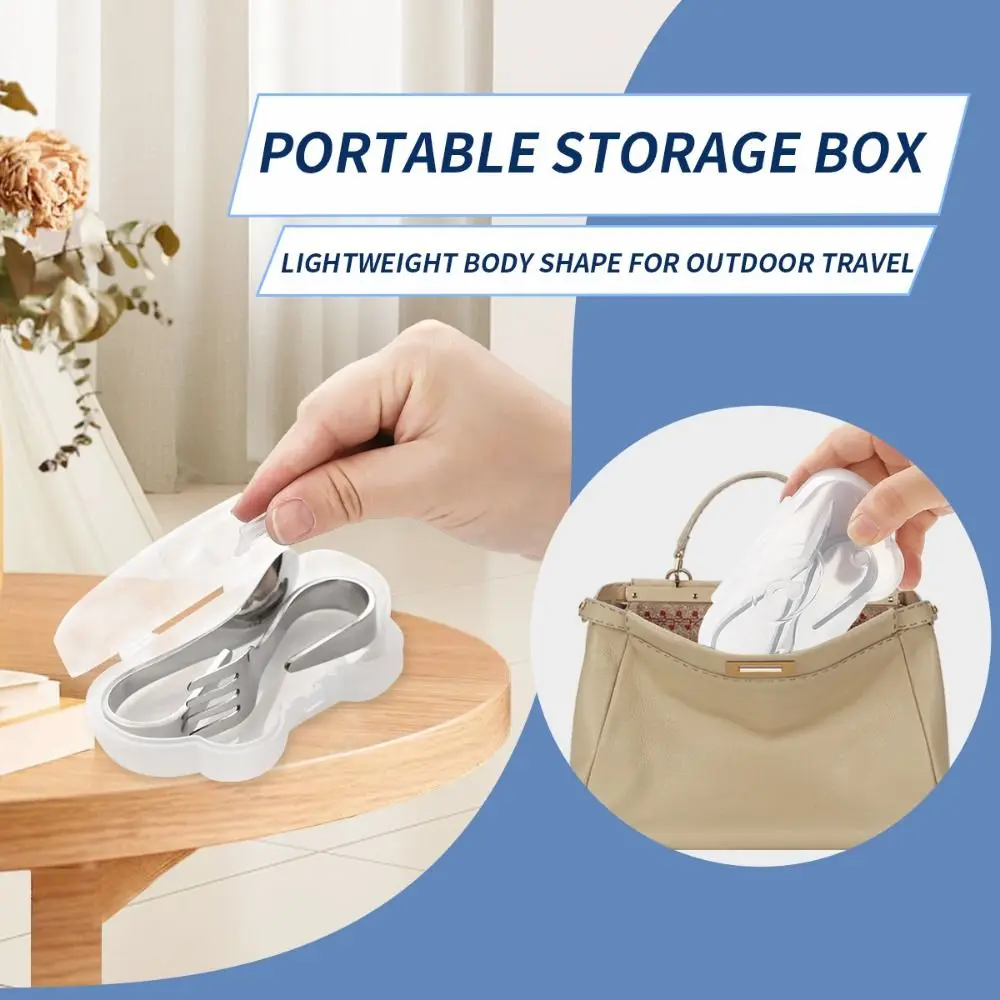 Stainless Steel Baby Forks and Spoons Set Curved Handle Portable Cute Training Spoon Fork Anti-Choke Design with Storage Box
Stainless Steel Baby Forks and Spoons Set Curved Handle Portable Cute Training Spoon Fork Anti-Choke Design with Storage Box