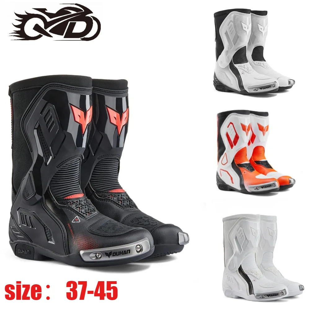Professional Motorcycle Boots Racing Off-road Shoes Non-slip Anti-Fall Motorcycle Shoes Ankle TPU Protections Motorcycle Equip
Professional Motorcycle Boots Racing Off-road Shoes Non-slip Anti-Fall Motorcycle Shoes Ankle TPU Protections Motorcycle Equip