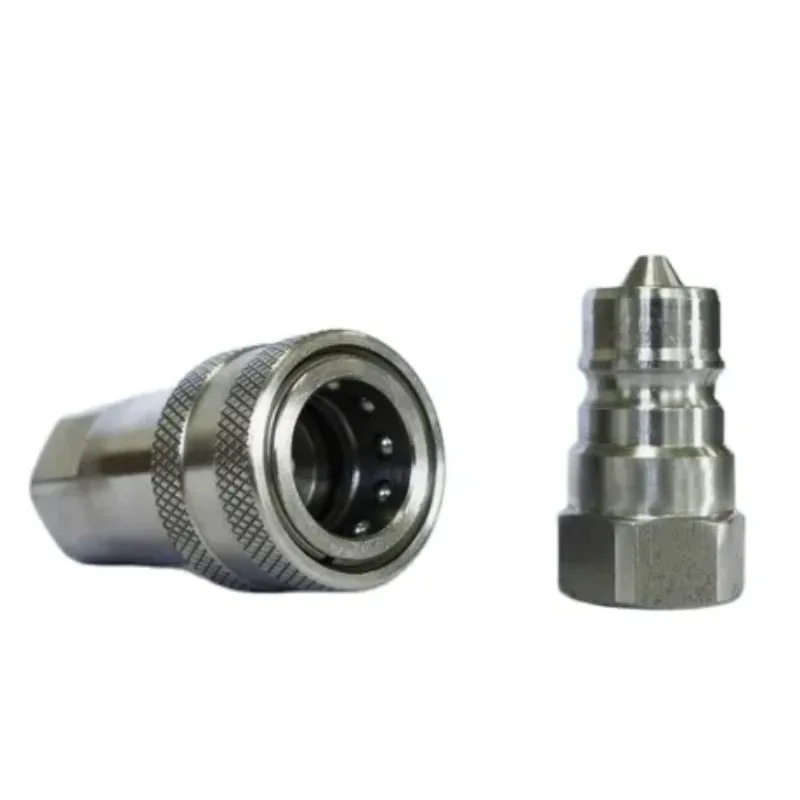 ISO-A Stainless Steel NPT BSP 2 "Hydraulic Quick Coupler Interchange Parker 6600 Series Quick Accessories
ISO-A Stainless Steel NPT BSP 2 "Hydraulic Quick Coupler Interchange Parker 6600 Series Quick Accessories