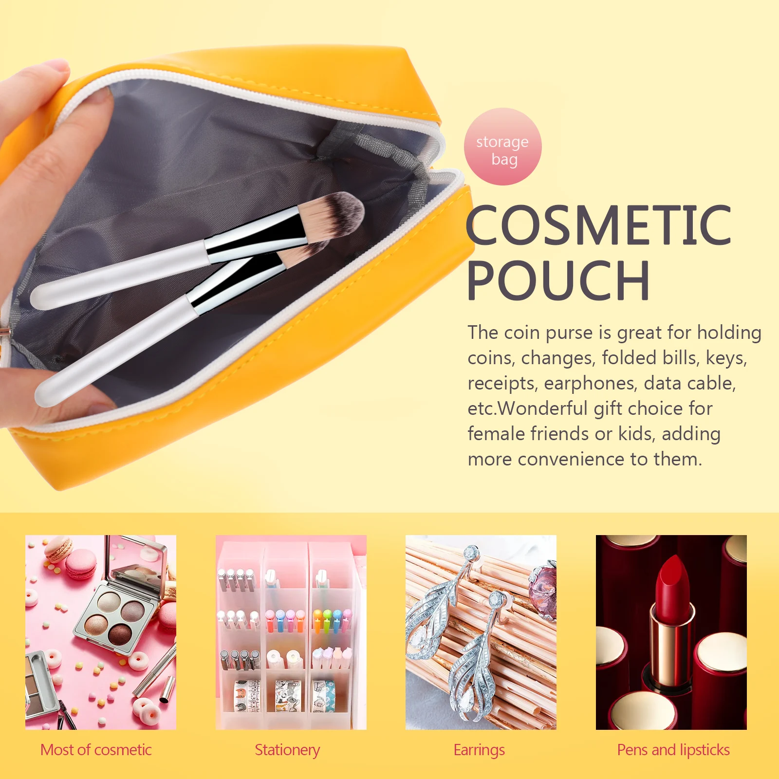 Mini Clutch Cosmetics Storage Bag Make up Travel Toiletry Cute Small Makeup Women Bags 
Mini Clutch Cosmetics Storage Bag Make up Travel Toiletry Cute Small Makeup Women Bags