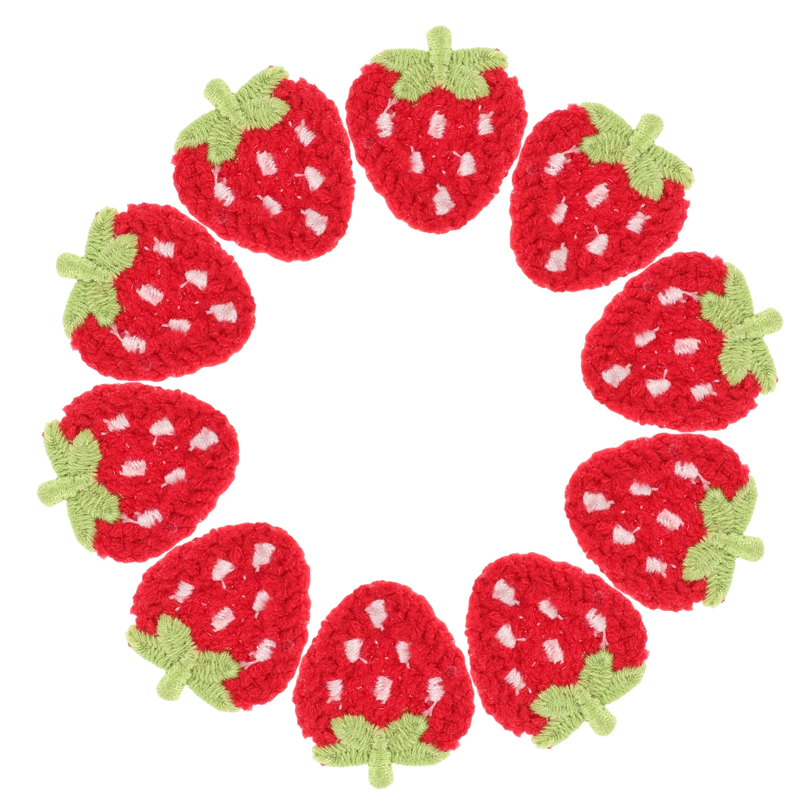 10 Pcs Embroidery Patches Strawberry Sew On Iron Appliques Fabric DIY Accessories Fruit Patches Handmade Decorations
10 Pcs Embroidery Patches Strawberry Sew On Iron Appliques Fabric DIY Accessories Fruit Patches Handmade Decorations