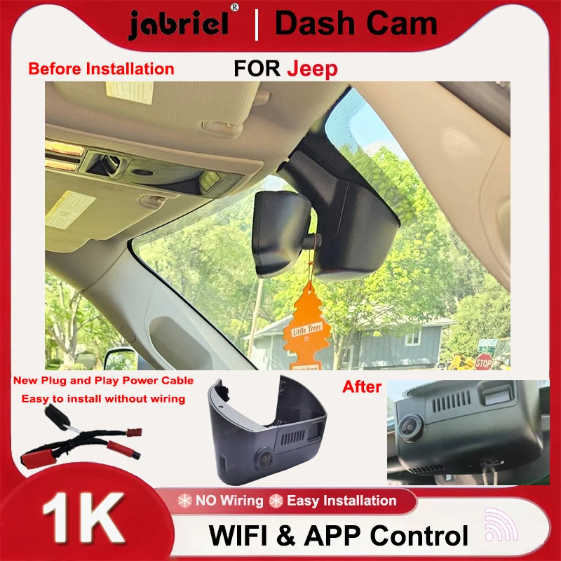 Jabriel Dash Cam 1080P Car DVR for Jeep Cherokee for Jeep Dodge for Jeep Chrysler 2013 2014 2015 2016 2017 2018 2019 2020 2021
Jabriel Dash Cam 1080P Car DVR for Jeep Cherokee for Jeep Dodge for Jeep Chrysler 2013 2014 2015 2016 2017 2018 2019 2020 2021