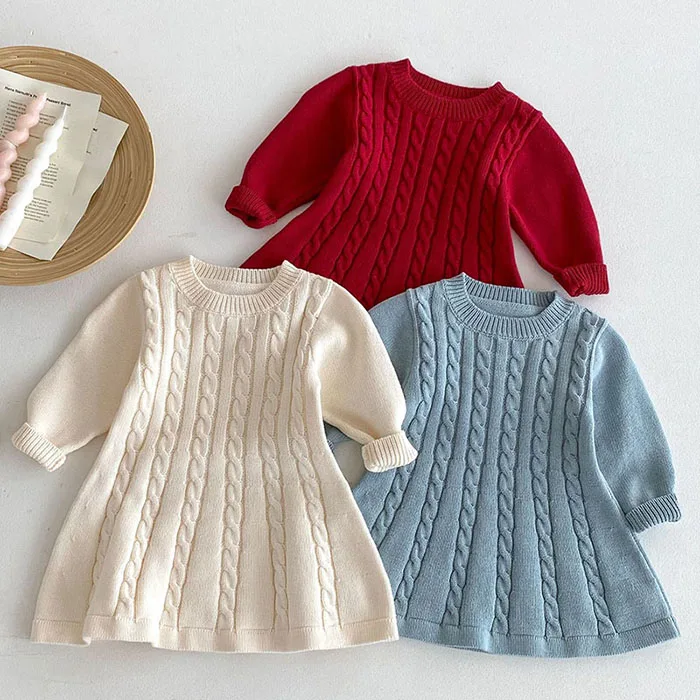 Autumn Sister Clothes Kids Princess Dress Long Sleeved Solid Color Knitted Party Dress Baby Girls Dresses for 1-6 Years old
Autumn Sister Clothes Kids Princess Dress Long Sleeved Solid Color Knitted Party Dress Baby Girls Dresses for 1-6 Years old