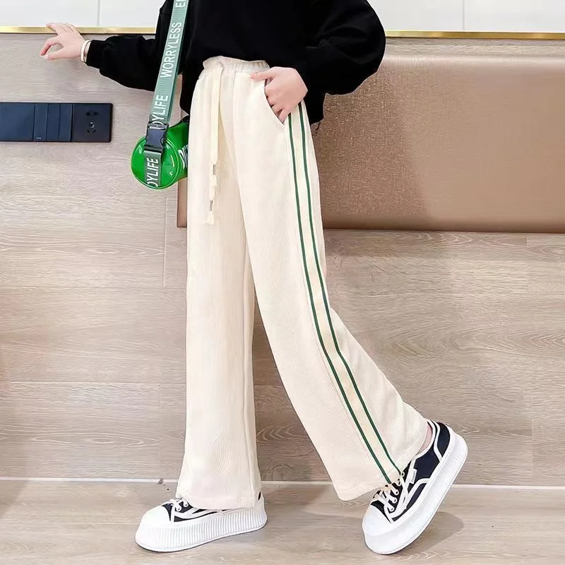 Girls Casual Pants 2023 New Kids Fashion Sweatpants Children Wide-Leg High Quality Pants Spring Autumn Elastic Waist Trousers
Girls Casual Pants 2023 New Kids Fashion Sweatpants Children Wide-Leg High Quality Pants Spring Autumn Elastic Waist Trousers