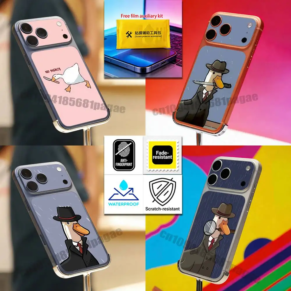 For Cartoon Goose Duck iPhone 17 Pro Max Phone Back Film Decal Skin Wrap Protective Sticker Full Cover
For Cartoon Goose Duck iPhone 17 Pro Max Phone Back Film Decal Skin Wrap Protective Sticker Full Cover