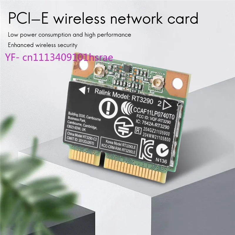 Беспроводной адаптер RT3290 150 Мбит/с с Wi-Fi и Bluetooth, сетевая карта 802.11B/G/N для ноутбука G7-2000
Беспроводной адаптер RT3290 150 Мбит/с с Wi-Fi и Bluetooth, сетевая карта 802.11B/G/N для ноутбука G7-2000