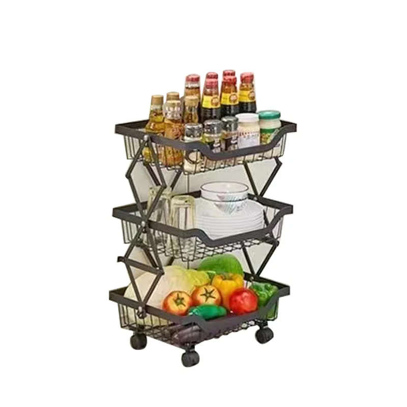 Kitchen Storage Rack Floor Folding Vegetable Rack Multi-Layer Gap Vegetable Fruit Basket Household Kitchen Utensils Storage Rack
Kitchen Storage Rack Floor Folding Vegetable Rack Multi-Layer Gap Vegetable Fruit Basket Household Kitchen Utensils Storage Rack