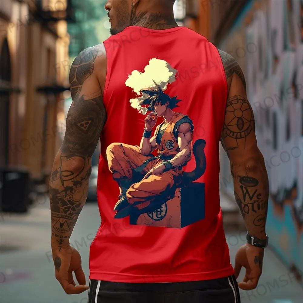 2025 Dragon Ball Anime Goku Peripheral Print Tank Top Gym Men's Loose Sports Summer Fashion Pure Cotton Breathable Vest
2025 Dragon Ball Anime Goku Peripheral Print Tank Top Gym Men's Loose Sports Summer Fashion Pure Cotton Breathable Vest