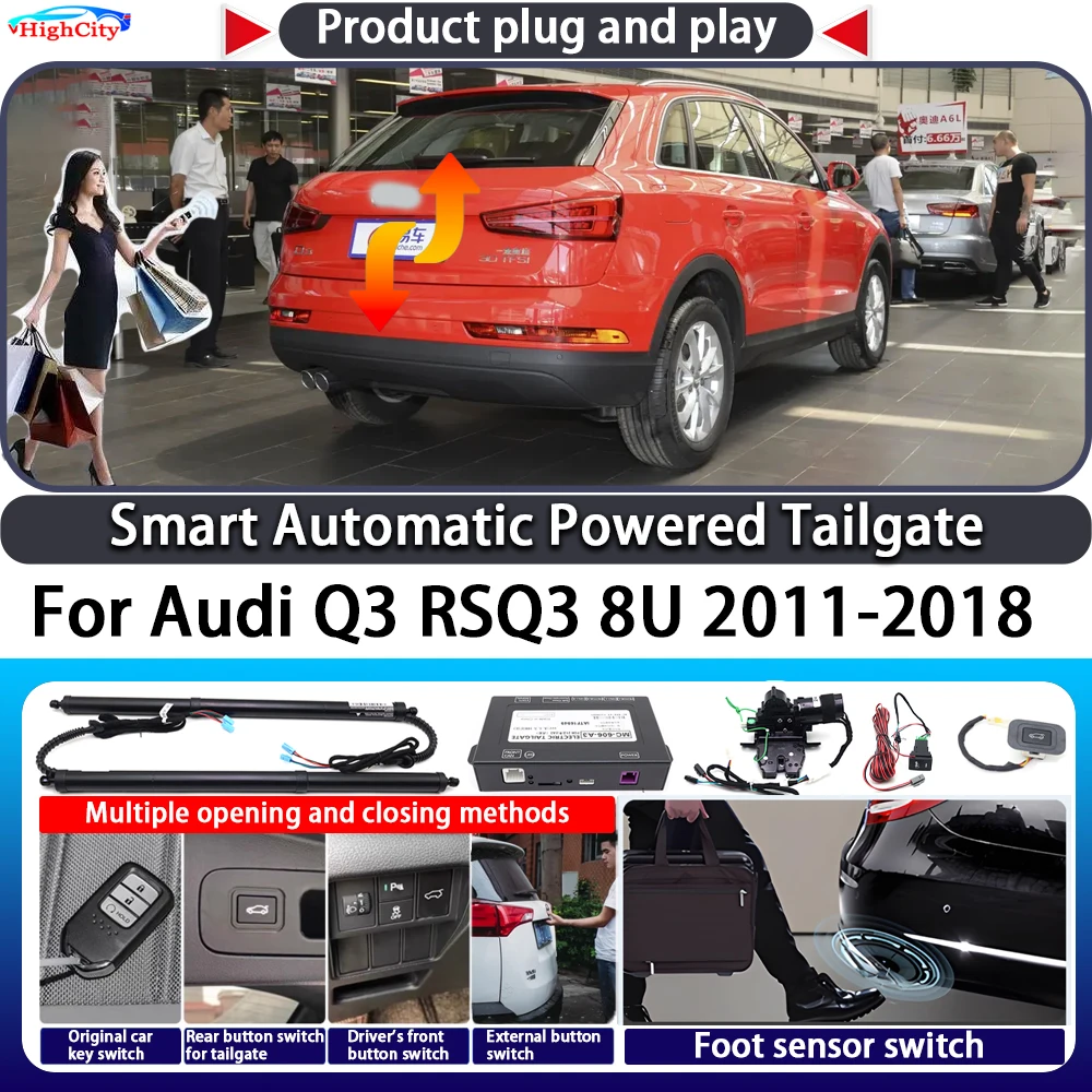 For Audi Q3 RSQ3 8U 2011-2018 OEM Smart Automatic Powered Tailgate Key Control Trunk Lift Close Kit Electric Power Tailgate
For Audi Q3 RSQ3 8U 2011-2018 OEM Smart Automatic Powered Tailgate Key Control Trunk Lift Close Kit Electric Power Tailgate