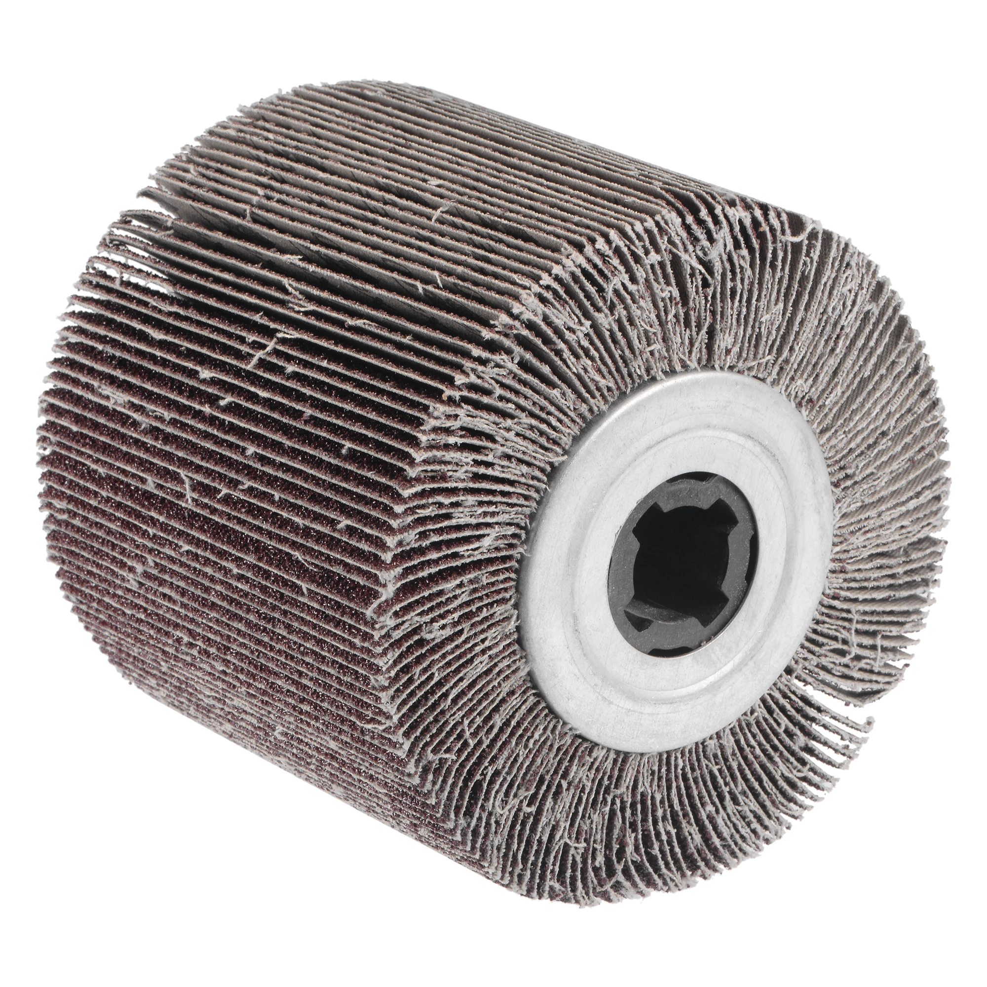 120mmx100mm Flap Wheel Abrasive Cloth Wire Drawing Polishing Sanding Wheel 60 Grit for Stainless Steel Metal Wood
120mmx100mm Flap Wheel Abrasive Cloth Wire Drawing Polishing Sanding Wheel 60 Grit for Stainless Steel Metal Wood