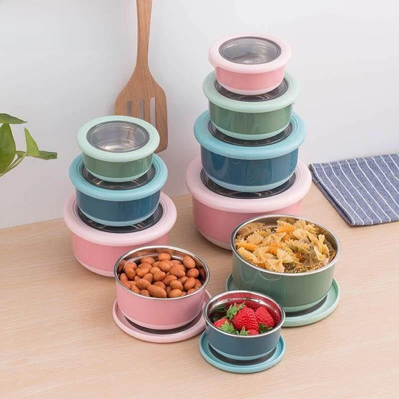 Stainl Steel Insulated Lunch Box Kitchen Fruit Preservation Box Sed Long Lasting Thermal Storage Container round ape
Stainl Steel Insulated Lunch Box Kitchen Fruit Preservation Box Sed Long Lasting Thermal Storage Container round ape