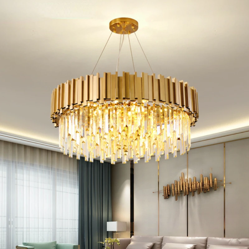 Home Decoration Gold Ceiling Chandelier Modern Villa Light Luxury Crystal Light Restaurant LED Gold Stainless Steel Chandelier‘s
Home Decoration Gold Ceiling Chandelier Modern Villa Light Luxury Crystal Light Restaurant LED Gold Stainless Steel Chandelier‘s
