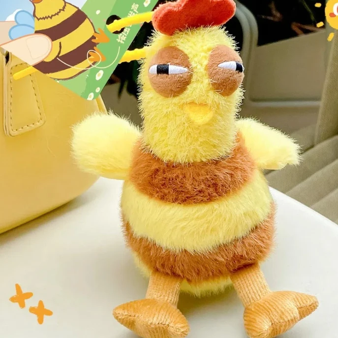 Lovely Beeping Plush Chicken Keychain Speak Up Extrusion Hens Key Ring Soft Cartoon Egg-laying Animal Key Holder Car Key Pendant
Lovely Beeping Plush Chicken Keychain Speak Up Extrusion Hens Key Ring Soft Cartoon Egg-laying Animal Key Holder Car Key Pendant