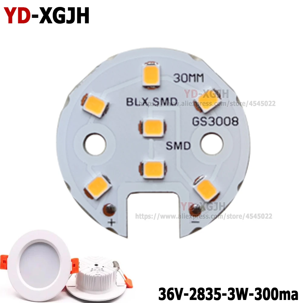 5pcs 9-12v 3W 30mm LED chip light board wick patch tube lamp ceiling light circular light source accessories 6000K 3000K 4000K
5pcs 9-12v 3W 30mm LED chip light board wick patch tube lamp ceiling light circular light source accessories 6000K 3000K 4000K