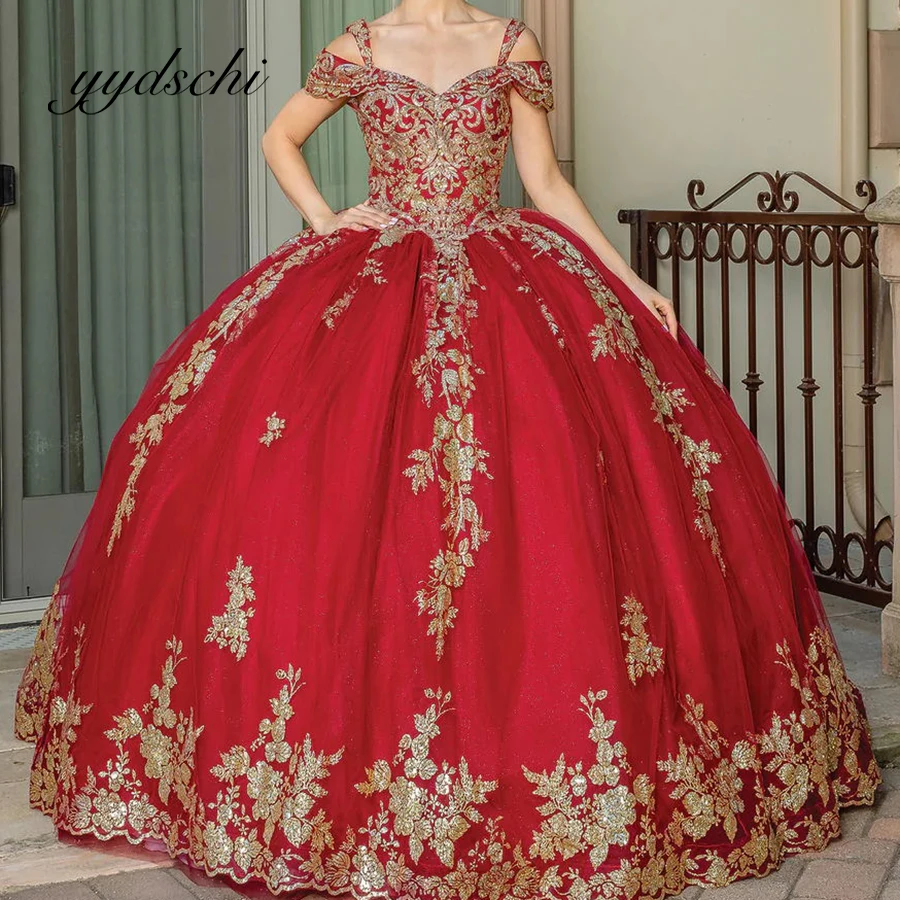 Luxury Sequine Quinceanera Dresses Beading Party Elegant Applique Evening Floor Length Prom Dress for Women Red Tulle Ball Gown
Luxury Sequine Quinceanera Dresses Beading Party Elegant Applique Evening Floor Length Prom Dress for Women Red Tulle Ball Gown