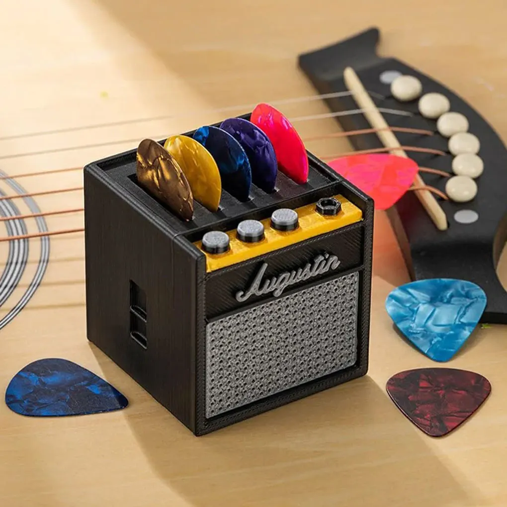 ABS Sturdy Plectrum Box With Innovative Compartment Organized Storage Guitar Paddle Storage Box
ABS Sturdy Plectrum Box With Innovative Compartment Organized Storage Guitar Paddle Storage Box