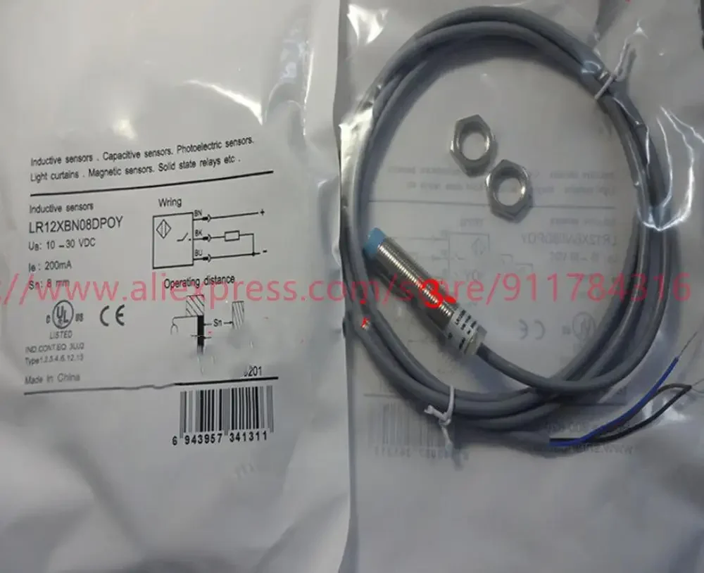 4pcs New High Quality inductive proximity switch LR12XBN08DPOY LR12XBN08DNOY LR08BN04DNOY
4pcs New High Quality inductive proximity switch LR12XBN08DPOY LR12XBN08DNOY LR08BN04DNOY