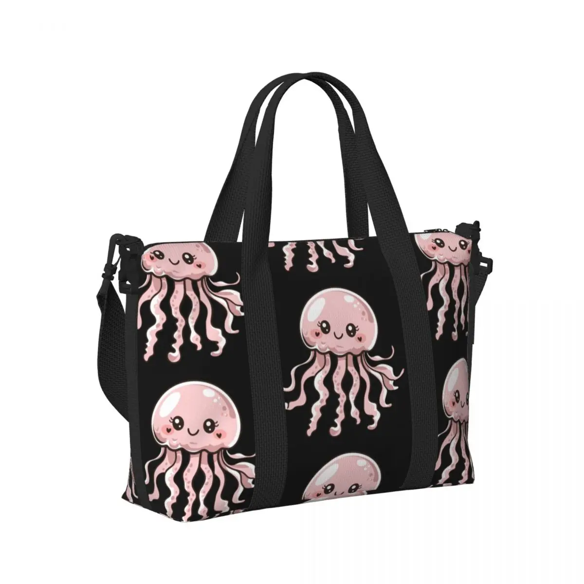 Милая медуза Kawaii дизайн пляжная дорожная сумка большая вместительная сумка-тоут для спортзала спортивная женская дорожная сумка для покупок 
Милая медуза Kawaii дизайн пляжная дорожная сумка большая вместительная сумка-тоут для спортзала спортивная женская дорожная сумка для покупок