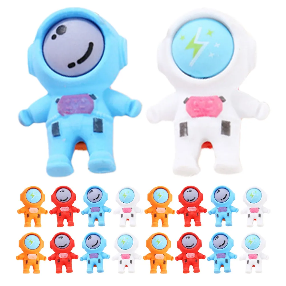 18Pcs Mini Astronaut Erasers Cute Space Themed Pencil Erasers Classroom Prizes School Supplies Eraser for Boys
18Pcs Mini Astronaut Erasers Cute Space Themed Pencil Erasers Classroom Prizes School Supplies Eraser for Boys