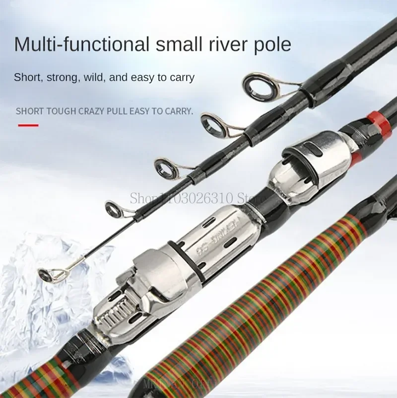 1.2m 1.5m 1.8m 2.1m 2.4m 2.7m 3m Telescopic Fishing Rod High Carbon Travel Spinning Fishing Rod Anti Slip Portable Sea Pole for
1.2m 1.5m 1.8m 2.1m 2.4m 2.7m 3m Telescopic Fishing Rod High Carbon Travel Spinning Fishing Rod Anti Slip Portable Sea Pole for