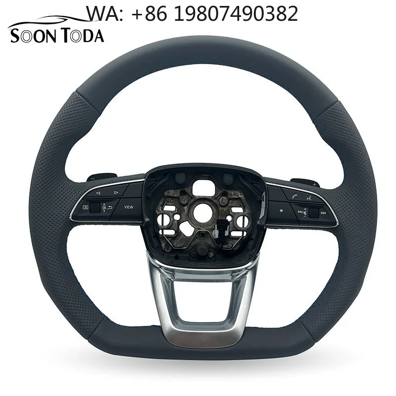 Black Strap Decor Carbon Paddle Leather Steering Wheel, Sport Custom Replacement Parts Fit Mid Size Sedan Aftermarket Vehicle Ac
Black Strap Decor Carbon Paddle Leather Steering Wheel, Sport Custom Replacement Parts Fit Mid Size Sedan Aftermarket Vehicle Ac