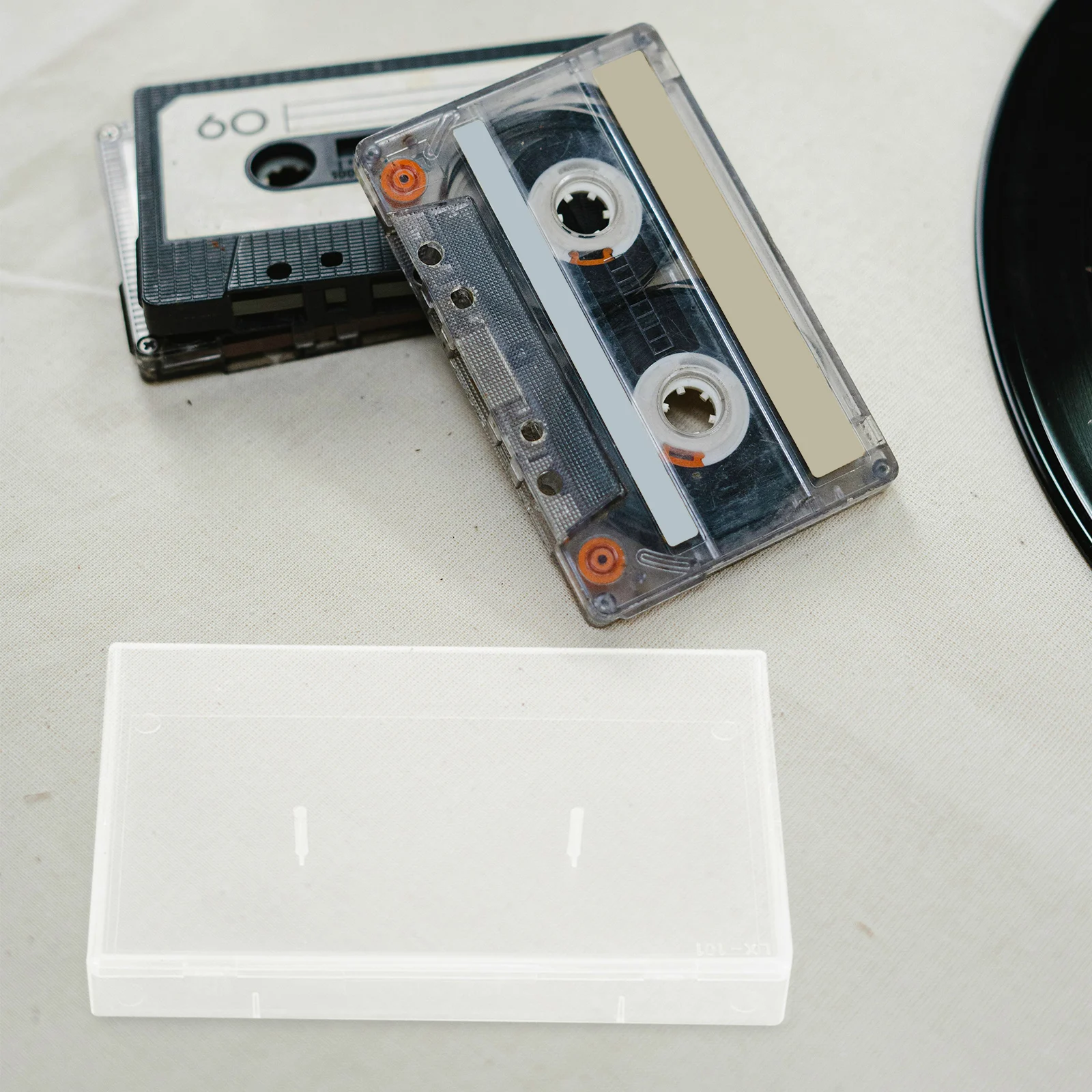 6pcs Cassette Tape Storage Box Transparent Protector for Recording Tapes Small Plastic Desk Organizer Audio Holder Lightweight
6pcs Cassette Tape Storage Box Transparent Protector for Recording Tapes Small Plastic Desk Organizer Audio Holder Lightweight