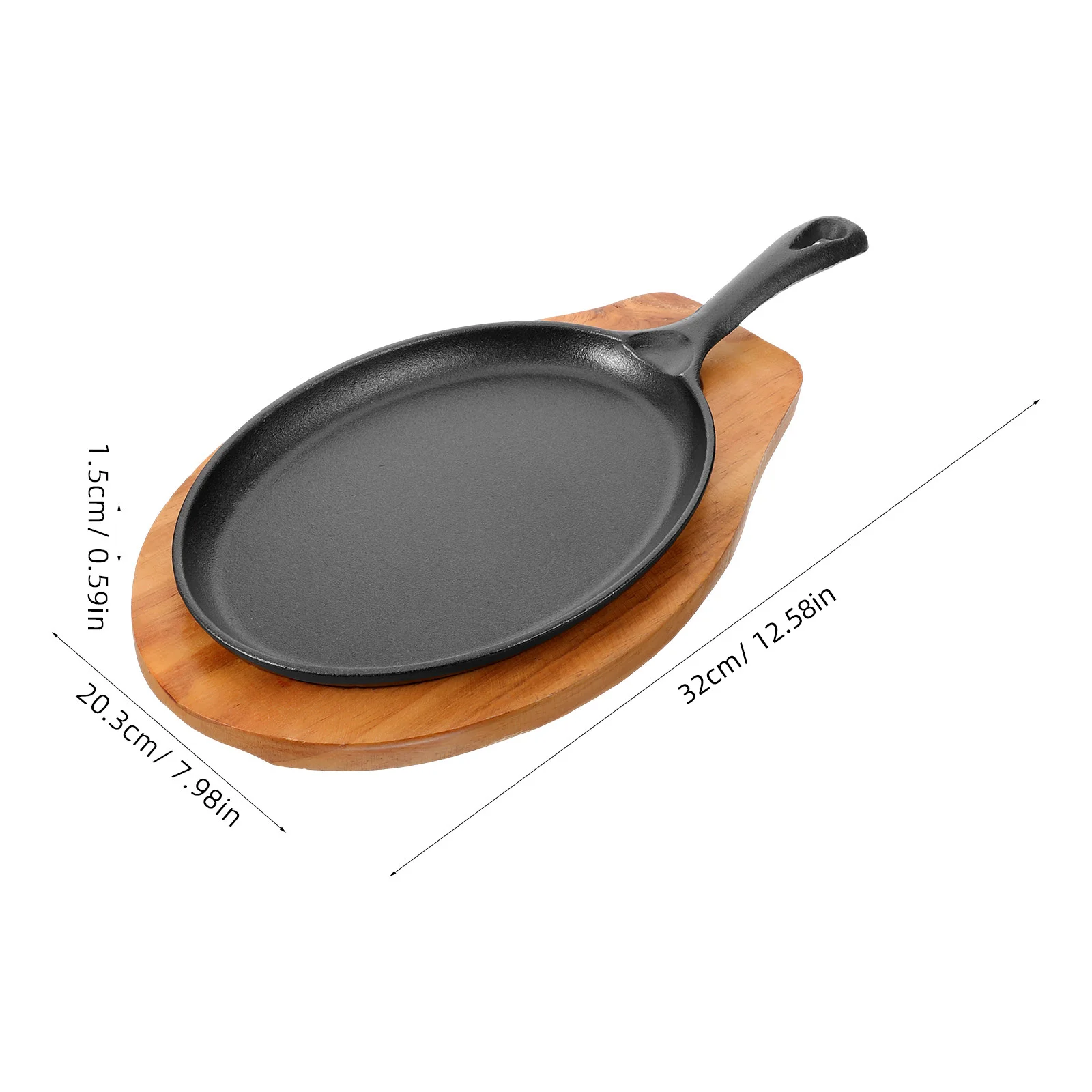 Single Handle Frying Pan Cast Iron Skillet Deep Breakfast Steak Kitchen Camping Cookware Egg Nonstick Baking Tray Sizzling Plate
Single Handle Frying Pan Cast Iron Skillet Deep Breakfast Steak Kitchen Camping Cookware Egg Nonstick Baking Tray Sizzling Plate