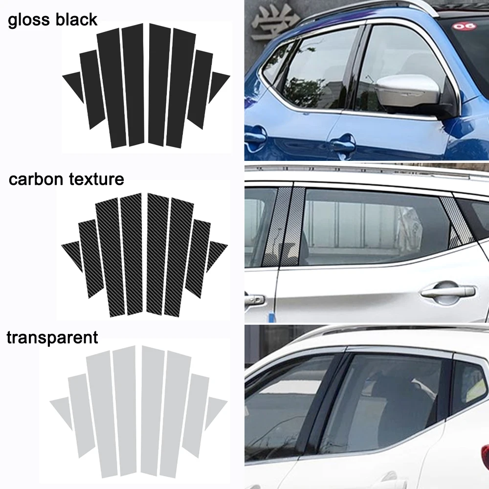 8Pcs Car Polished Pillar Posts Door Window Trim Cover Moulding Fit for Nissan Qashqai J11 2016-2020 B C Column Pillars Sticker 
8Pcs Car Polished Pillar Posts Door Window Trim Cover Moulding Fit for Nissan Qashqai J11 2016-2020 B C Column Pillars Sticker