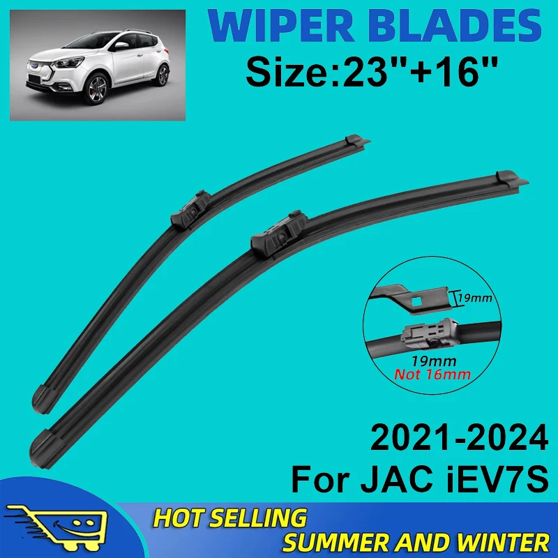 2PCS Wiper Blades Set Kit For JAC iEV7S 2021-2024 2022 2023Front Windshield Brushes Windscreen Window Accessories
2PCS Wiper Blades Set Kit For JAC iEV7S 2021-2024 2022 2023Front Windshield Brushes Windscreen Window Accessories