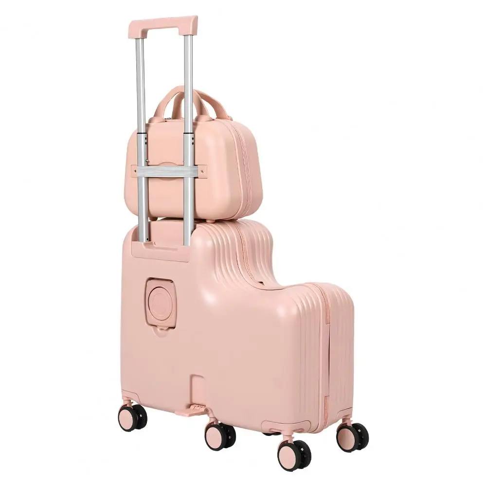 20 Inch Rolling Children Travel Luggage Small Carry-On Case Travel Suitcase with Ergonomic Grip Handle 6 Spinner Wheels
20 Inch Rolling Children Travel Luggage Small Carry-On Case Travel Suitcase with Ergonomic Grip Handle 6 Spinner Wheels