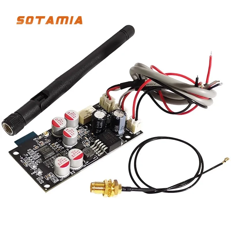 SOTAMIA аудио без потерь Bluetooth 5,0 плата декодирования QCC3005 Bluetooth модуль приема ЦАП декодер DIY усилитель мощности
SOTAMIA аудио без потерь Bluetooth 5,0 плата декодирования QCC3005 Bluetooth модуль приема ЦАП декодер DIY усилитель мощности