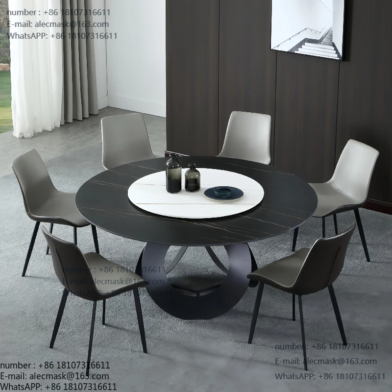 Round double-layer rotatable multi-functional dining table
Round double-layer rotatable multi-functional dining table