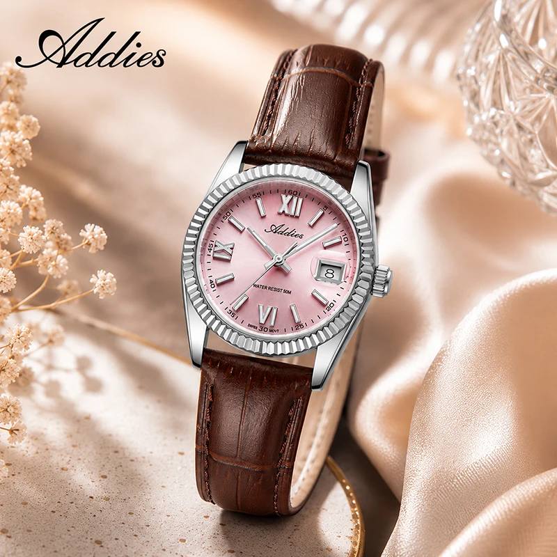 Addies Fashion Women's Watches 585 Quartz 5Bar Waterproof Sapphire Glass Watch Stainless Steel BGW9 Luminous Luxury Wristwatch
Addies Fashion Women's Watches 585 Quartz 5Bar Waterproof Sapphire Glass Watch Stainless Steel BGW9 Luminous Luxury Wristwatch