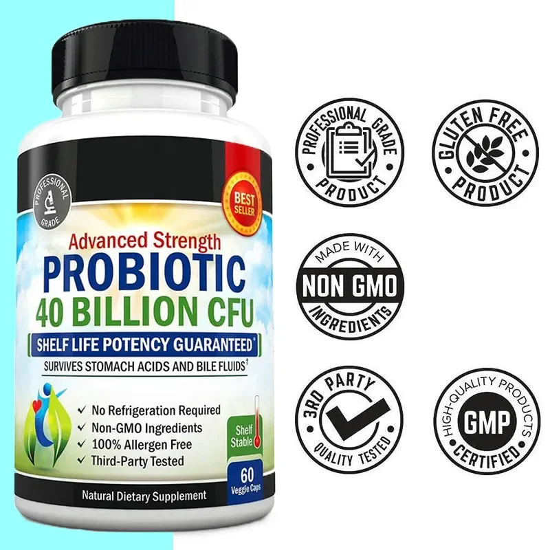 60 pills probiotic capsules to regulate immunity intestinal peristalsis promote digestion absorption replenish energy
60 pills probiotic capsules to regulate immunity intestinal peristalsis promote digestion absorption replenish energy