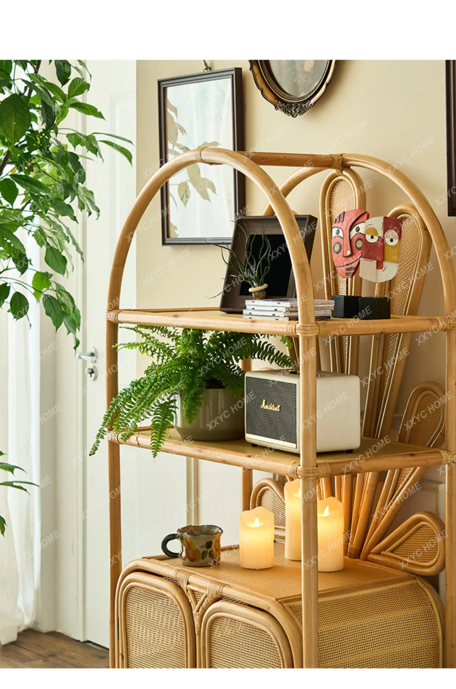 rattan rack floor-to-ceiling, multi-layer storage rack rattan art home display rack
rattan rack floor-to-ceiling, multi-layer storage rack rattan art home display rack