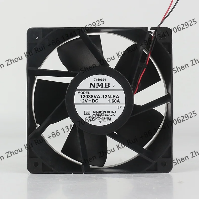 Original NMB 12CM DC 12V 1.60A AC EC 12038VA-12N-EA cooling fan 12038 high air volume inverter Two-wire
Original NMB 12CM DC 12V 1.60A AC EC 12038VA-12N-EA cooling fan 12038 high air volume inverter Two-wire