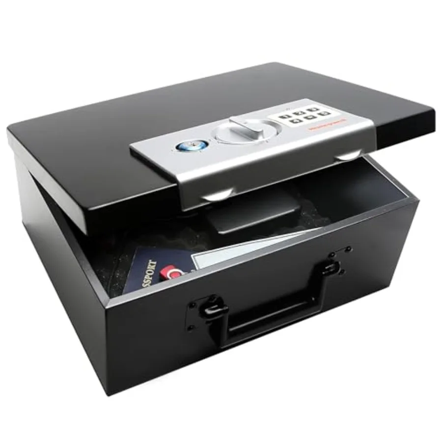 Hideable Small Safe Box - Fire Resistant Document Safety Box for Home - Steel Security Digital Code Lock for Personal Items, Je
Hideable Small Safe Box - Fire Resistant Document Safety Box for Home - Steel Security Digital Code Lock for Personal Items, Je