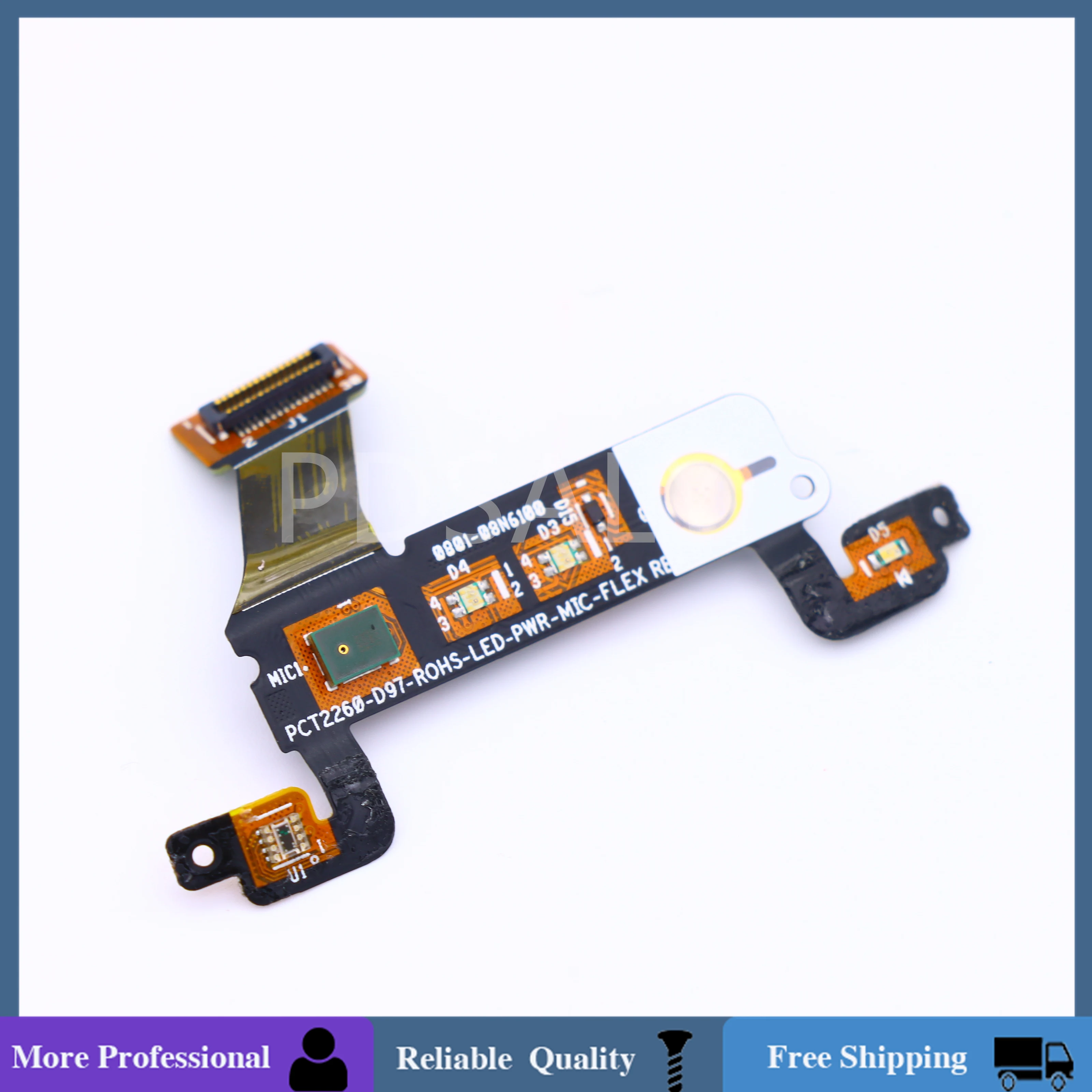 Светодиодный, Power, Mic Flex Cable ( 2nd Version, PCT2260-D97) для Zebra TC8000 TC80N0
Светодиодный, Power, Mic Flex Cable ( 2nd Version, PCT2260-D97) для Zebra TC8000 TC80N0