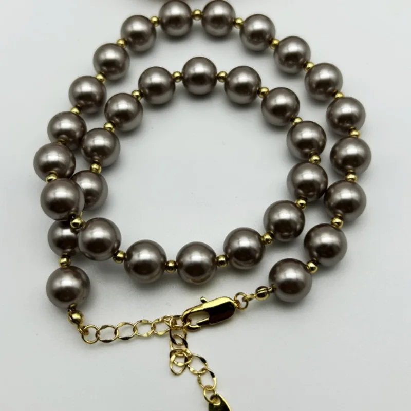 Medieval Vintage The Same Glazed Pearl Plus Electroplated Real Gold Simple Atmosphere Noble Full Collarbone Chain
Medieval Vintage The Same Glazed Pearl Plus Electroplated Real Gold Simple Atmosphere Noble Full Collarbone Chain