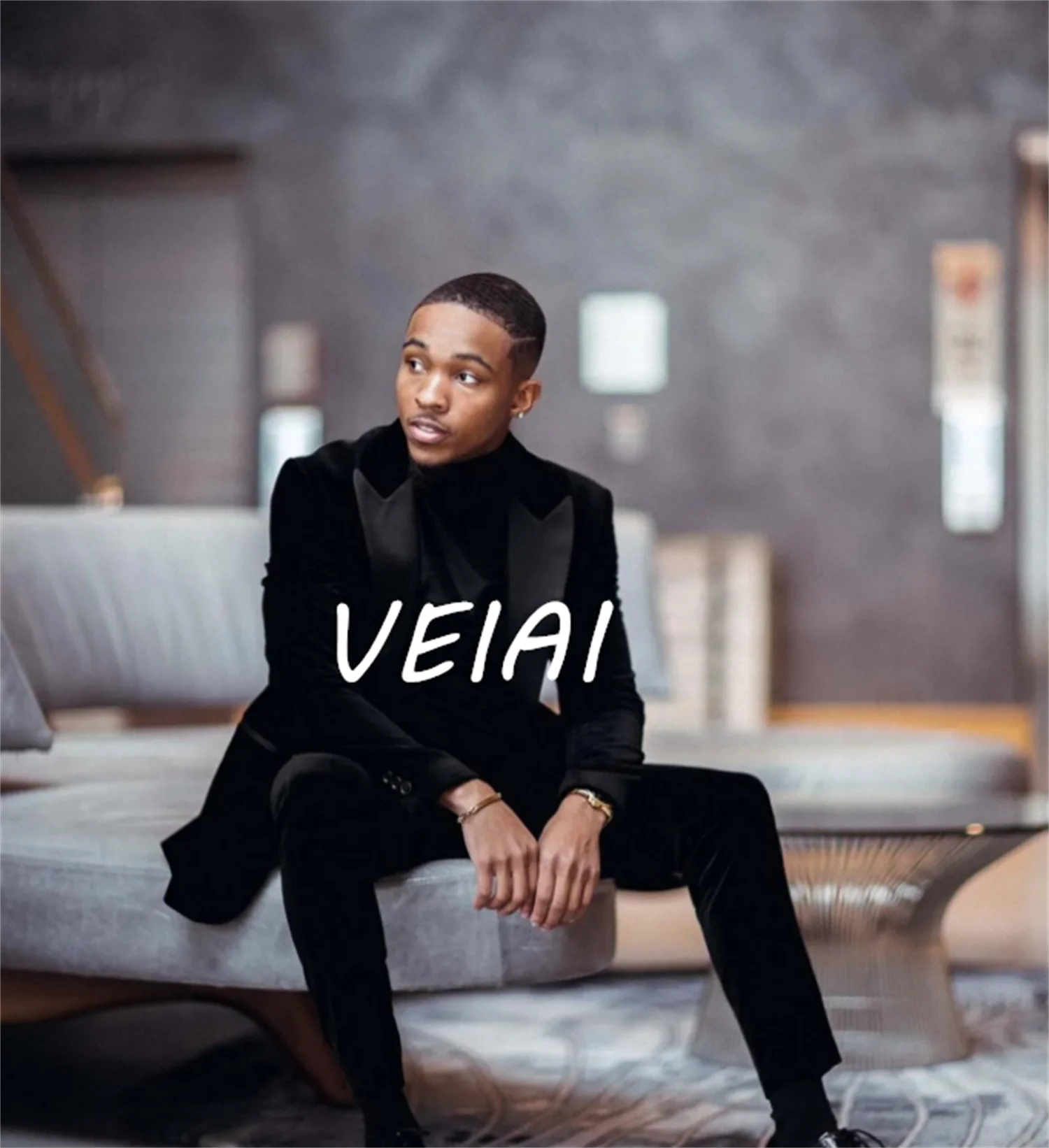 CustomizedVelvet Mens Suits Slim Fit Groomsmen Wedding Tuxedos 2 Pieces Sets Black Peaked Lapel Blazers Formal Suit With Jacket
CustomizedVelvet Mens Suits Slim Fit Groomsmen Wedding Tuxedos 2 Pieces Sets Black Peaked Lapel Blazers Formal Suit With Jacket