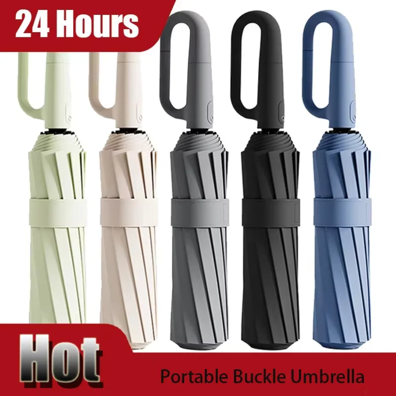 20Bones Windproof Fully Automatic Folding Umbrella with Loop Buckle UPF50+ Protable Compact Sun Rain Umbrellas for Women and Men
20Bones Windproof Fully Automatic Folding Umbrella with Loop Buckle UPF50+ Protable Compact Sun Rain Umbrellas for Women and Men