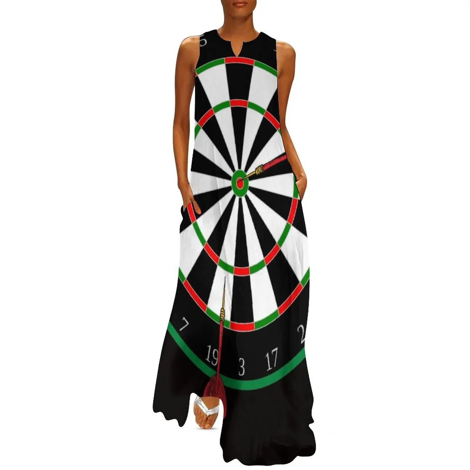 Dartboard Long Dress Dresses evening dress ladies Dress woman summer korean women
Dartboard Long Dress Dresses evening dress ladies Dress woman summer korean women