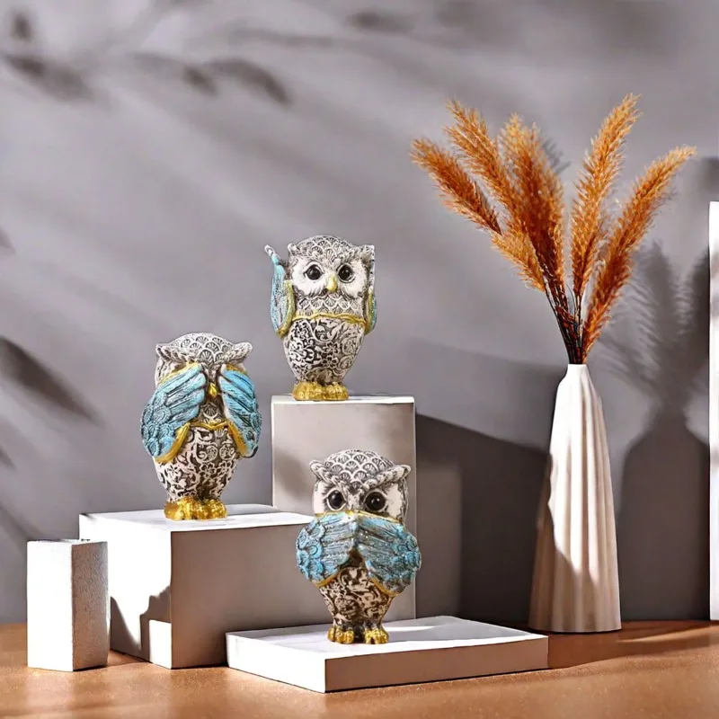 3 Pieces Resin Owl Statues, Decorative Crafts for Various Room Types, Indoor Use, No Electricity Required
3 Pieces Resin Owl Statues, Decorative Crafts for Various Room Types, Indoor Use, No Electricity Required