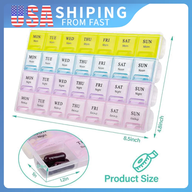 Free Shipping 1pcs Extra Large Weekly Pill Organizer Medicine Cases Boxes Tablet Pill Box Holder Medicine Storage Organizer
Free Shipping 1pcs Extra Large Weekly Pill Organizer Medicine Cases Boxes Tablet Pill Box Holder Medicine Storage Organizer